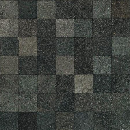 black lava stone sawn cut 10x10cm